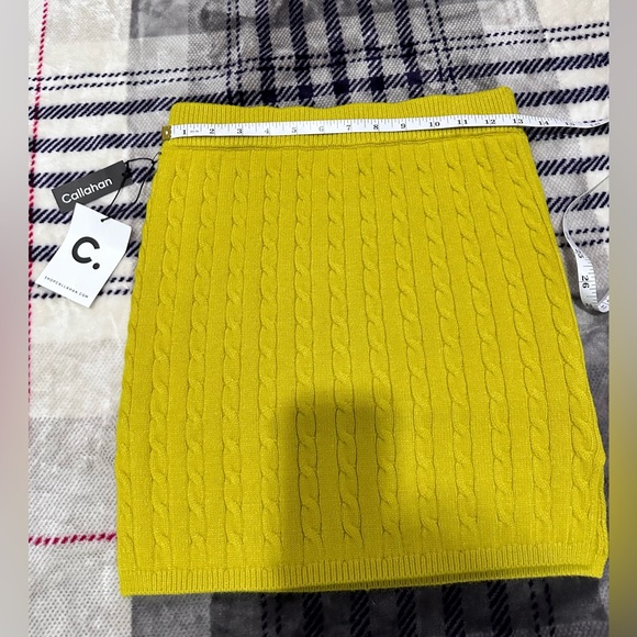 Callahan Women’s Cable Knit Long Sleeve Daisy Polo and Mini Skirt Set - Picture 13 of 13